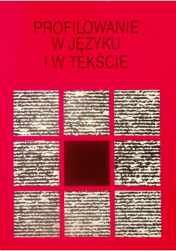 Profilowanie w języku i w tekście