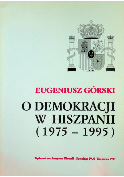O demokracji w Hiszpanii 1975 - 1995