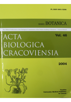 Acta Biologica Cracoviensia Vol 46