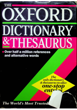 Oxford Dictionary and Thesaurus
