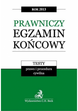 Prawniczy egzamin końcowy 2013, Testy t.1