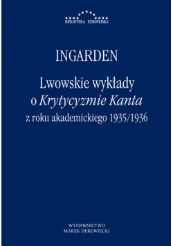 Lwowskie wykłady o Krytyzmie Kanta z roku akademickiego 1935/1936