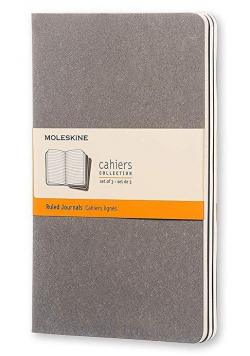 Zestaw 3 zeszytów Cahier Journals 13x21 linia