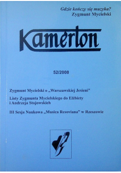 Kamerton Nr 52 / 08