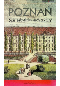 Poznań spis zabytków architektury
