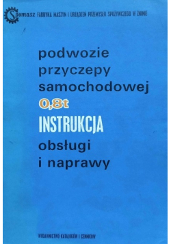 Podwozie przyczepy samochodowej