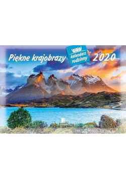 Kalendarz 2020 Rodzinny Piękne krajobrazy WL4