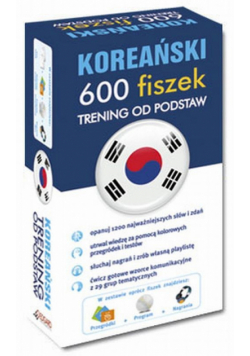 Koreański 600 fiszek Trening od podstaw + CD
