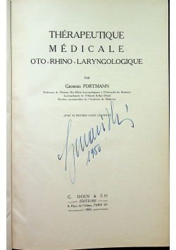 Therapeutique Medicale 1950r