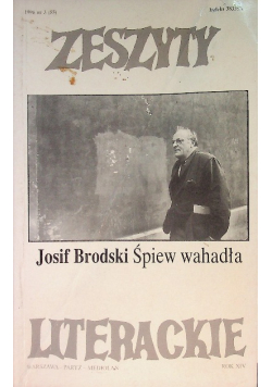 Zeszyty literackie Nr 3 / 96 Śpiew Wahadła