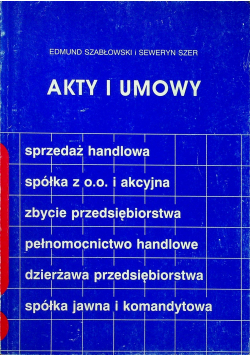 Akty i umowy