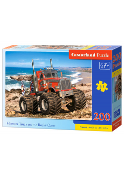 Puzzle Monster Truck o the Rocky Coast 200