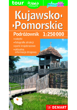 Kujawsko-pomorskie podróżownik Mapa turystyczna plastik