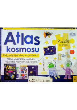 Pakiet Atlas kosmosu plus mapa i puzzle