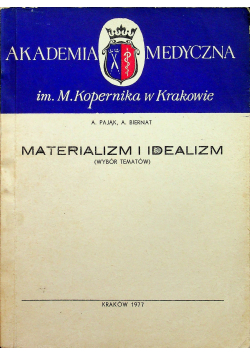 Materializm i idealizm