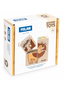 Puzzle w kształcie kostki Dzikie safari MILAN
