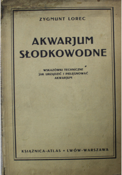 Akwarjum słodkowodne 1936 r.