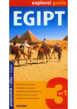 Egipt 3w1 Przewodnik i mapa laminowana