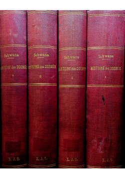 Histoire des Dogmes IV Tomy 1903 r