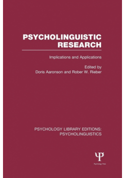 Psycholinguistic Research (PLE