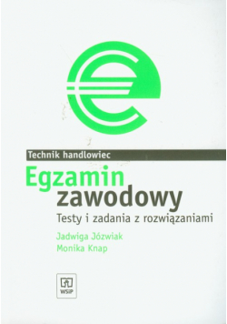 Egzamin zawodowy : Technik handlowiec
