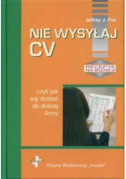 Nie wysyłaj CV