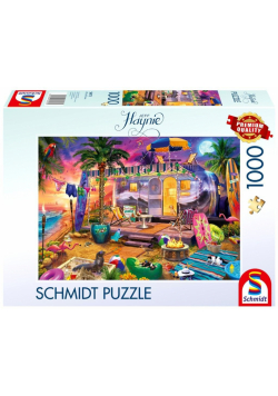 Puzzle 1000 PQ Jeff Haynie Mobilny domek przy plaży 113361