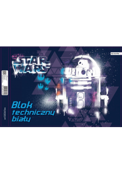Blok techniczny A4/10K biały Star Wars