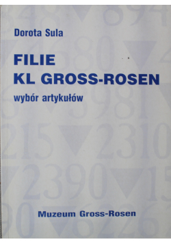 Filie KL Gross -Rosen Wybór artykułów