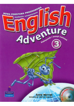 English Adventure 3: Podręcznik i zeszyt ćwiczeń z 2 CD i DVD