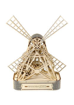 Drewniane puzzle 3D Wiatrak