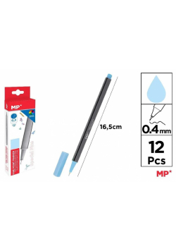 Cienkopis 0.4mm błękitny (12szt)