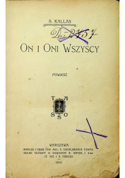 On i oni wszyscy 1910 r.