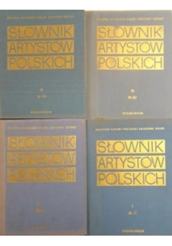 Słownik Artystów Polskich 4 tomy