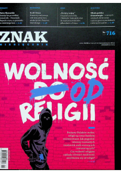 Miesięcznik znak nr  716