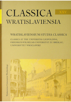 Classica wratislaviensia ze studiów nad technikami narracyjnymi Tacyta wypowiedzi proleptyczne 25