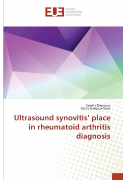 Ultrasound synovitis' place in rheumatoid arthritis diagnosis
