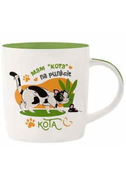Kubek dla kociarza - Mam kota" na punkcie Kota