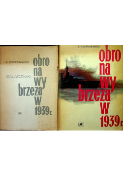 Obrona wybrzeża w 1939r. 2 tomy plus autograf  Rzepniewskiego
