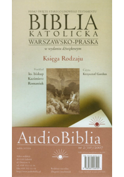 Biblia katolicka warszawsko praska Księga Rodzaju CD