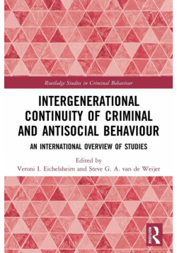 Intergenerational Continuity of Criminal and Antisocial Behaviour
