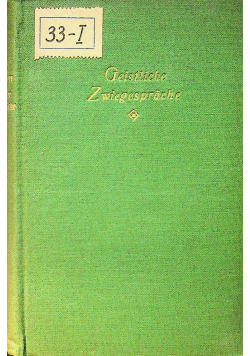 Geistliche Zwiegesprache 1929 r