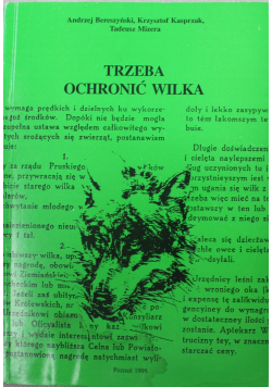 Trzeba ochronić wilka