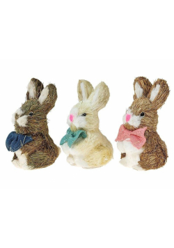 Figurka zająca 21cm MIX