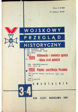 Wojskowy przegląd historyczny Nr 3 4