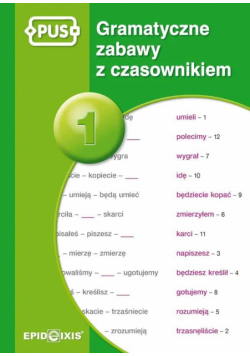 PUS Gramatyczne zabawy z czasownikiem 1 - książeczka PUS