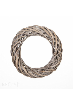 Wianek wiklynowy szary 25cm