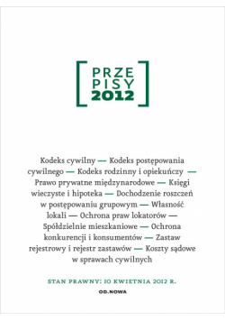 Przepisy 2012