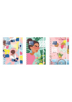 Kalendarz 2021-22 12x18 BTS Pastel OXFORD