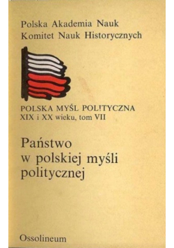 Państwo w polskiej myśli politycznej